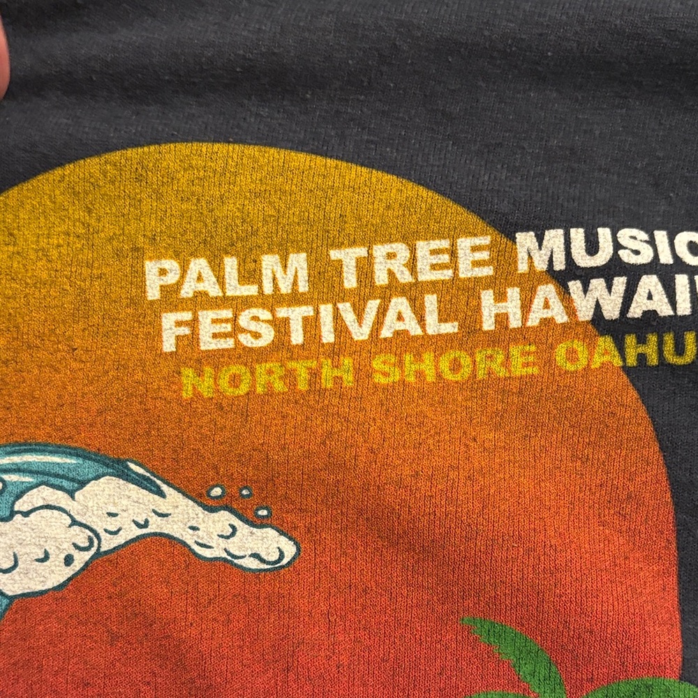Aviator Nation Black Hoodie Sweatpants Set Hawaii palm tree music festival six s - Picture 4 of 11
